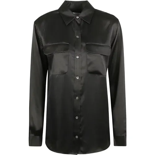 Silk Shirts Made in China , female, Sizes: L - Equipment - Modalova