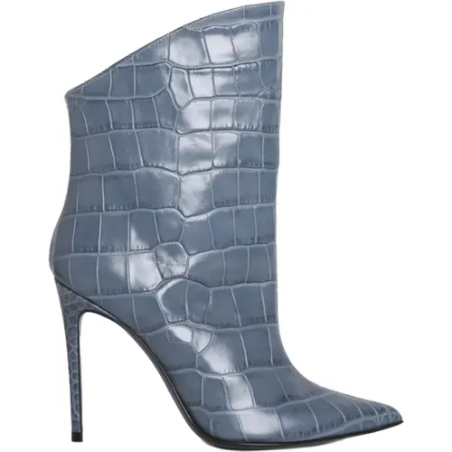 Crocodile Print Leather Boots , female, Sizes: 3 UK - Giuliano Galiano - Modalova