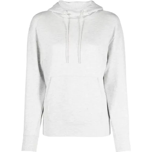 Casual Graue Baumwoll-Hoodie , Damen, Größe: L - Vince - Modalova