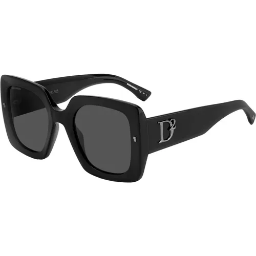 Grey Sunglasses , female, Sizes: 53 MM - Dsquared2 - Modalova