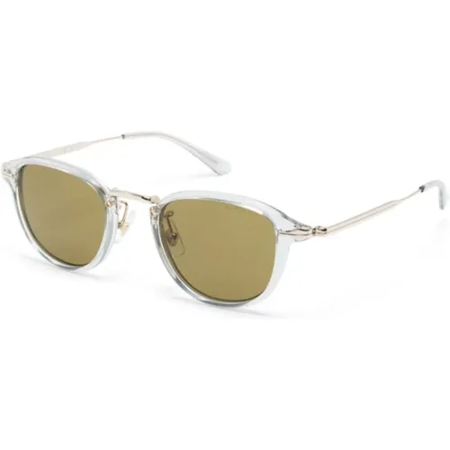 Grey Sunglasses with Original Case , male, Sizes: 48 MM - Montblanc - Modalova