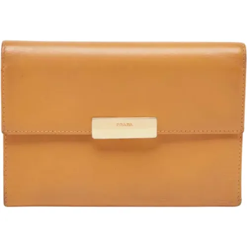 Pre-owned Leather wallets , female, Sizes: ONE SIZE - Prada Vintage - Modalova