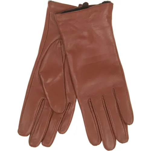 Basic Leather Gloves Skind 100063 , Damen, Größe: L - BTFCPH - Modalova