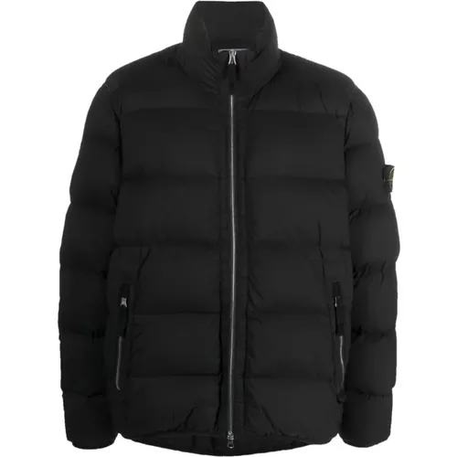 Quilted Nylon Down Jacket , male, Sizes: XL - Stone Island - Modalova