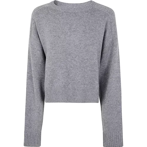 Grauer Melange Oversized Pullover - Loulou Studio - Modalova