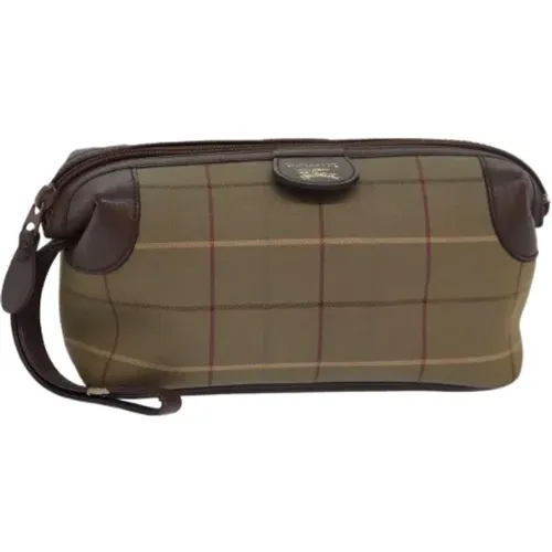 Pre-owned Canvas pouches , female, Sizes: ONE SIZE - Burberry Vintage - Modalova