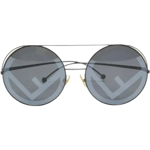 Pre-owned Metal sunglasses , female, Sizes: ONE SIZE - Fendi Vintage - Modalova