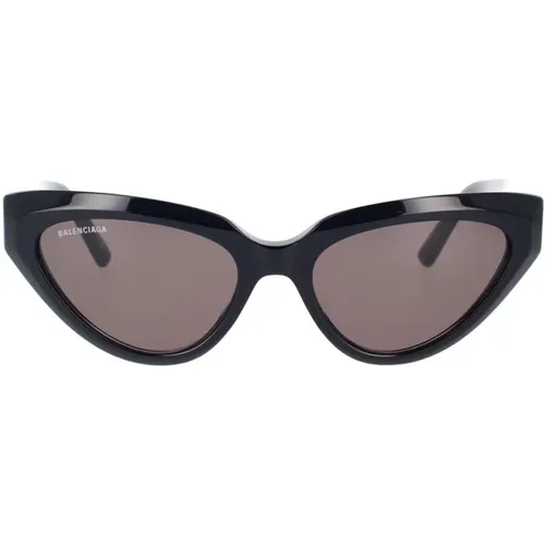 Cat-Eye Sonnenbrille Bb0270S 001 , Damen, Größe: 56 MM - Balenciaga - Modalova