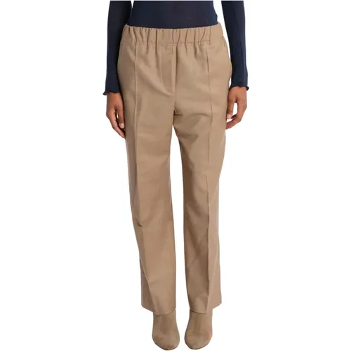 Flannel Elastic Trousers , female, Sizes: XS - Max Mara - Modalova