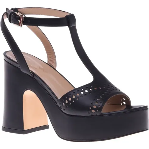 Sandal in calfskin , Damen, Größe: 36 EU - Baldinini - Modalova