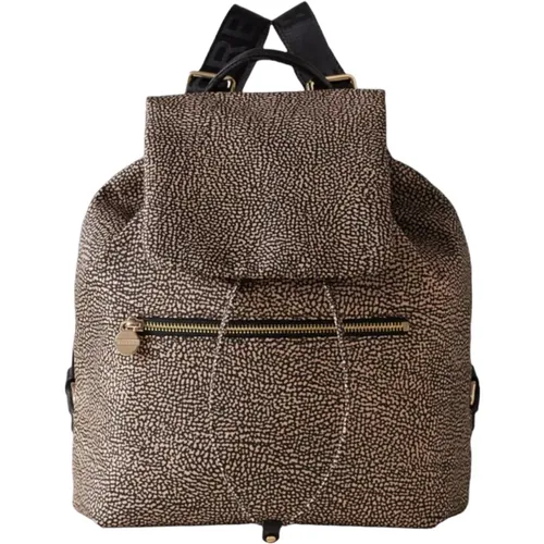 Stylischer Rucksack für den Alltag,Eco Line Mittlerer Rucksack - Borbonese - Modalova