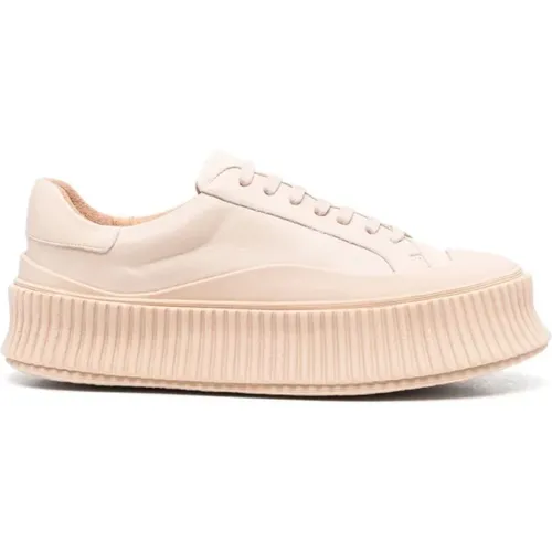 Bio Cotton Low Laced Sneakers , female, Sizes: 5 UK, 3 UK, 4 UK - Jil Sander - Modalova