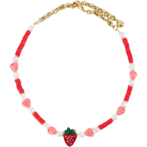 Crystal Strawberry Necklace - , female, Sizes: ONE SIZE - Shourouk - Modalova