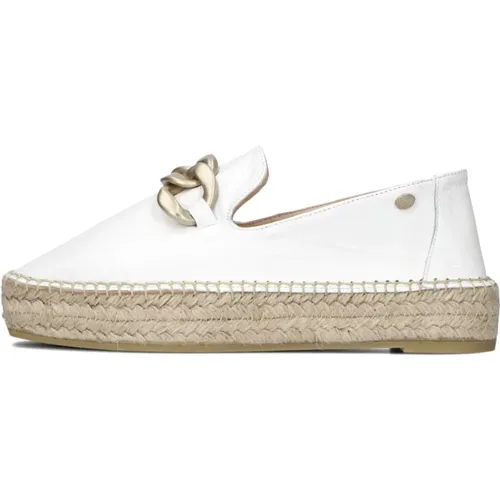 Weiße June Li Espadrilles , Damen, Größe: 37 EU - Fred de la Bretoniere - Modalova