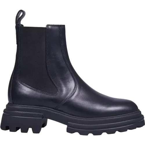 Schwarze Damen Stiefeletten , Damen, Größe: 36 1/2 EU - Hogan - Modalova