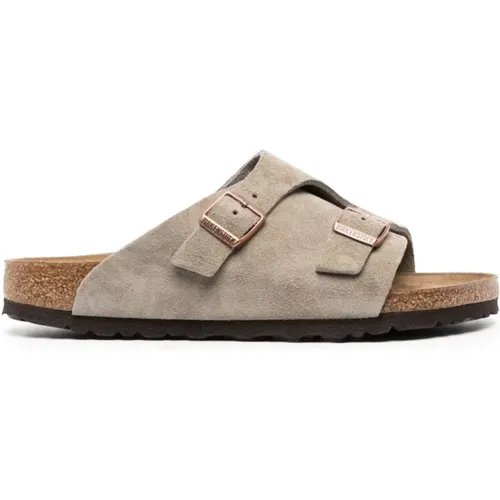 Dove Grey Sandals , male, Sizes: 4 UK, 3 UK, 8 UK - Birkenstock - Modalova