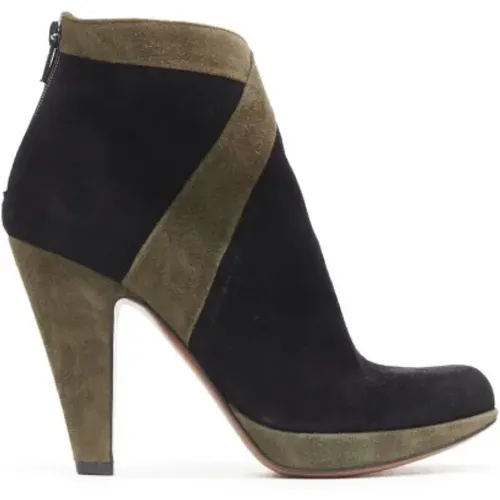 Pre-owned Suede boots , female, Sizes: 3 UK - Alaïa Pre-owned - Modalova