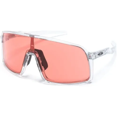 Rote Glitzer Shield Sonnenbrille - Oakley - Modalova