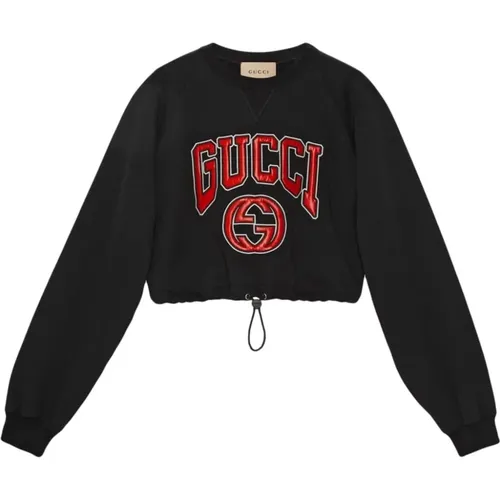 Cotton Sweatshirt Ss22 , female, Sizes: XS - Gucci - Modalova