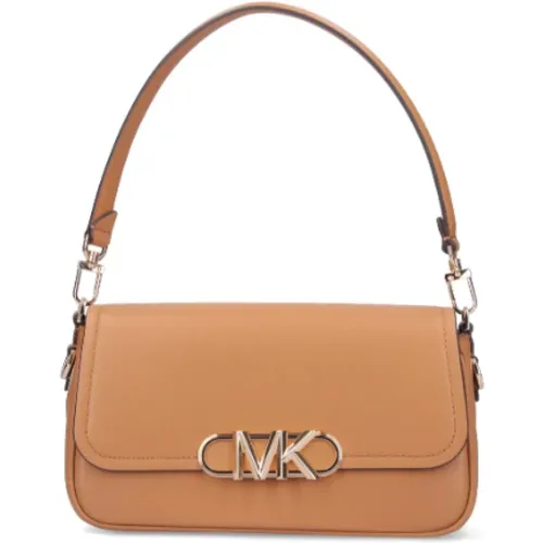 Shoulder Bag Convertible Pouchette Pale Peanut , female, Sizes: ONE SIZE - Michael Kors - Modalova