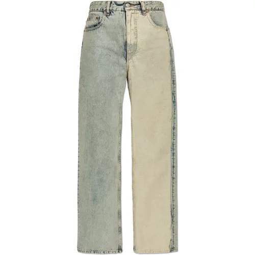 Jeans mit Logo , Damen, Größe: W25 - MM6 Maison Margiela - Modalova