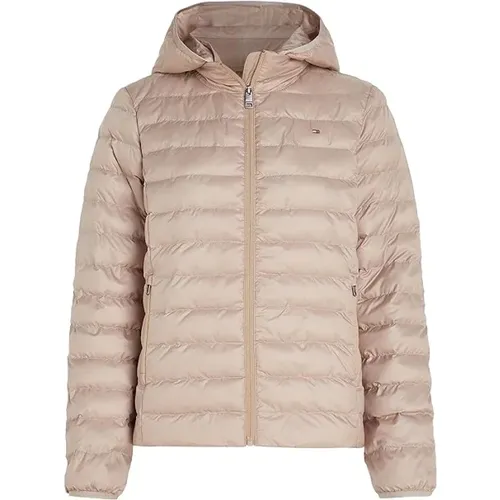 Global Stripe Gesteppte Jacke , Damen, Größe: M - Tommy Hilfiger - Modalova