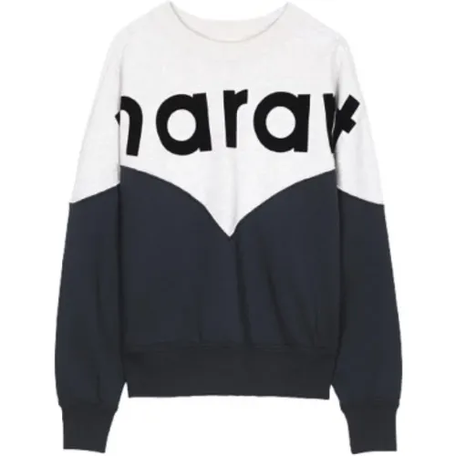 Schwarzer Langarm-Sweatshirt , Damen, Größe: 2XS - Isabel marant - Modalova