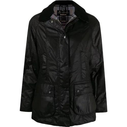 Classic Beadnell Waxed Jacket , female, Sizes: XS, M - Barbour - Modalova