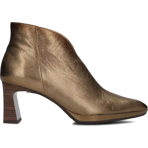 Goldene Stiefeletten , Damen, Größe: 39 EU - Hispanitas - Modalova