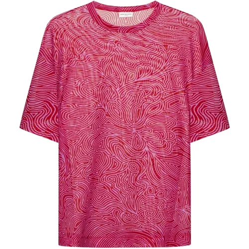 Rote T-Shirts und Polos , Damen, Größe: XS - Dries Van Noten - Modalova