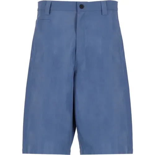Cotton Bermuda Shorts High Waist , male, Sizes: M, L - Maison Kitsuné - Modalova
