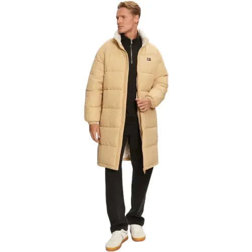 Puffer Coat with Padding , male, Sizes: M - Tommy Hilfiger - Modalova