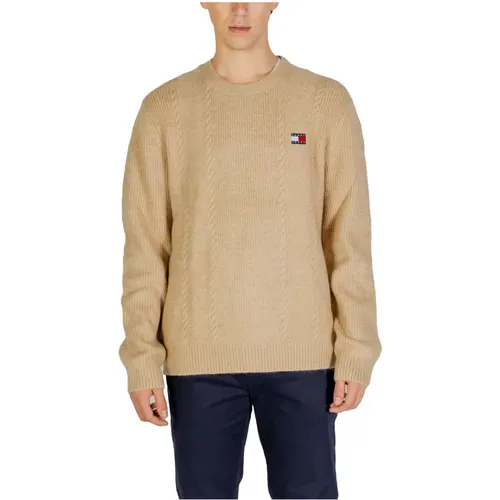 Cable Knit Pullover Herbst/Winter Kollektion , Herren, Größe: M - Tommy Jeans - Modalova