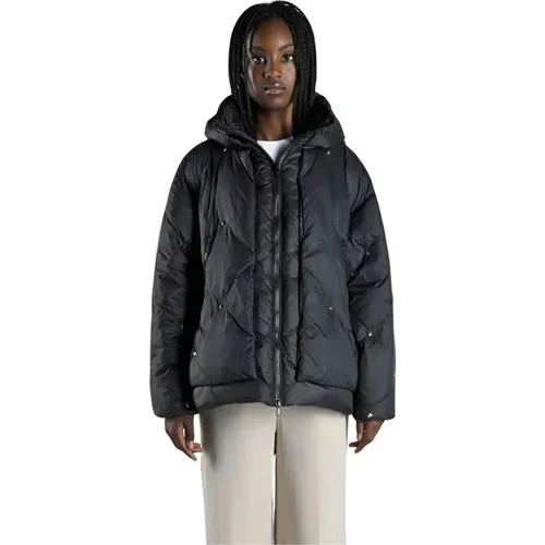 Winter Down Jacket with Silver Studs , female, Sizes: XS - Canadian Classics - Modalova