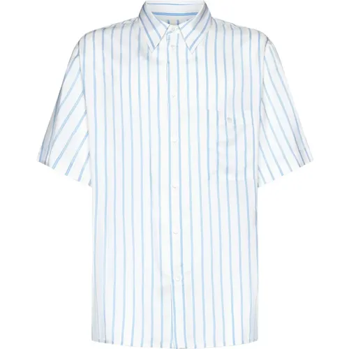 Stilvolle Weiß/Blau Hemden - Bottega Veneta - Modalova
