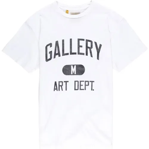 Logo-Print Baumwoll T-Shirt - Gallery Dept. - Modalova