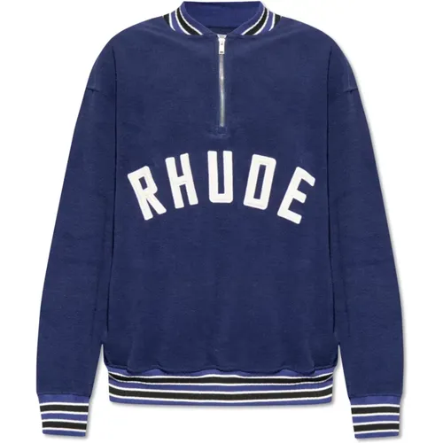 Baumwoll-Sweatshirt , Herren, Größe: L - Rhude - Modalova