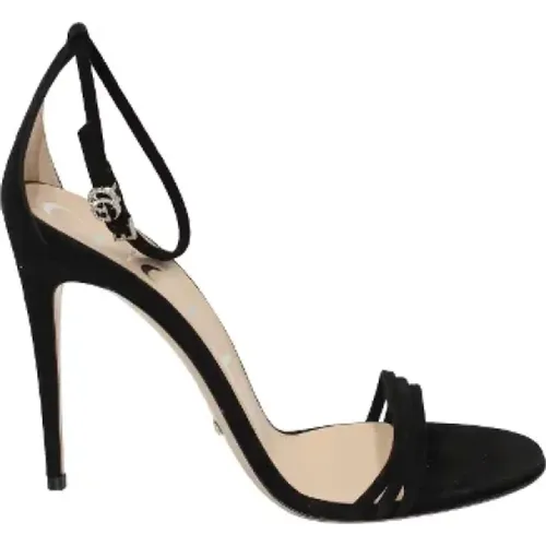 Pre-owned Suede heels , female, Sizes: 8 UK - Gucci Vintage - Modalova