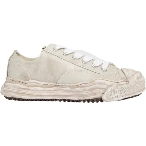 Vintage Leather Low Top Sneakers , male, Sizes: 8 UK, 7 UK, 11 UK, 9 UK, 6 UK - Mihara Yasuhiro - Modalova