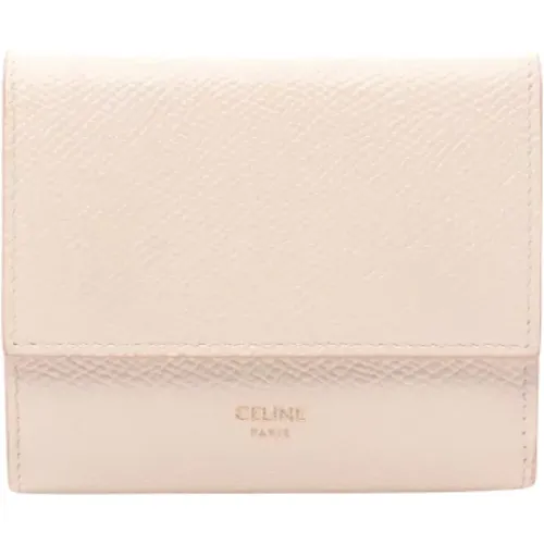 Pre-owned Leather wallets , female, Sizes: ONE SIZE - Celine Vintage - Modalova