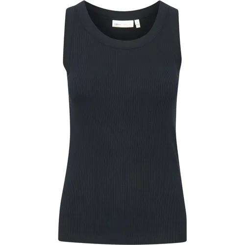 Marineblaues Tank Top , Damen, Größe: 2XL - InWear - Modalova