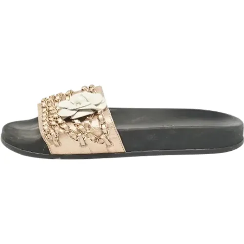 Pre-owned Leather flats , female, Sizes: 7 UK - Chanel Vintage - Modalova