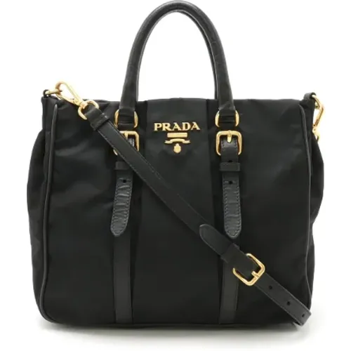 Pre-owned Canvas handbags , female, Sizes: ONE SIZE - Prada Vintage - Modalova