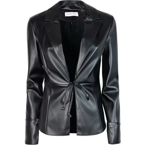 Jacket with Fly Detail , female, Sizes: XS, M - PATRIZIA PEPE - Modalova