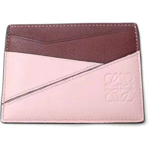 Pre-owned Leather wallets , female, Sizes: ONE SIZE - Loewe Pre-owned - Modalova