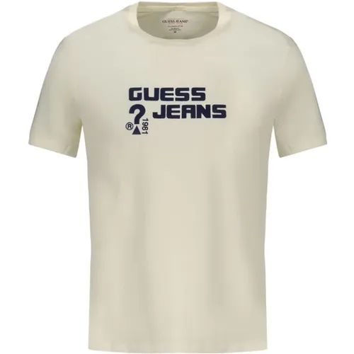 Baumwoll-T-Shirt , Herren, Größe: M - Guess - Modalova