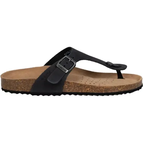 Elegante Slip-On Sandalen , Damen, Größe: 36 EU - Geox - Modalova