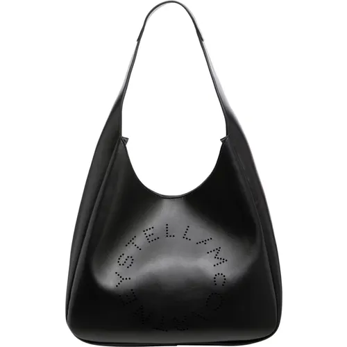 Logo Tote Bag with Magnet Closure , female, Sizes: ONE SIZE - Stella Mccartney - Modalova