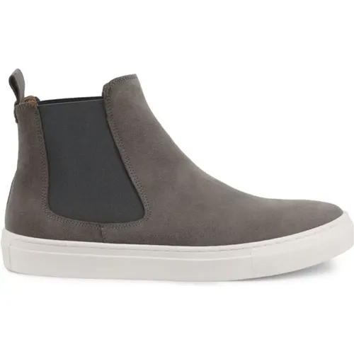 Nicolo Leder Sneakers Grau - Duca di Morrone - Modalova