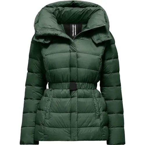 Nylon Down Jacket with Belt , female, Sizes: 2XL, L, XL, XS - BomBoogie - Modalova